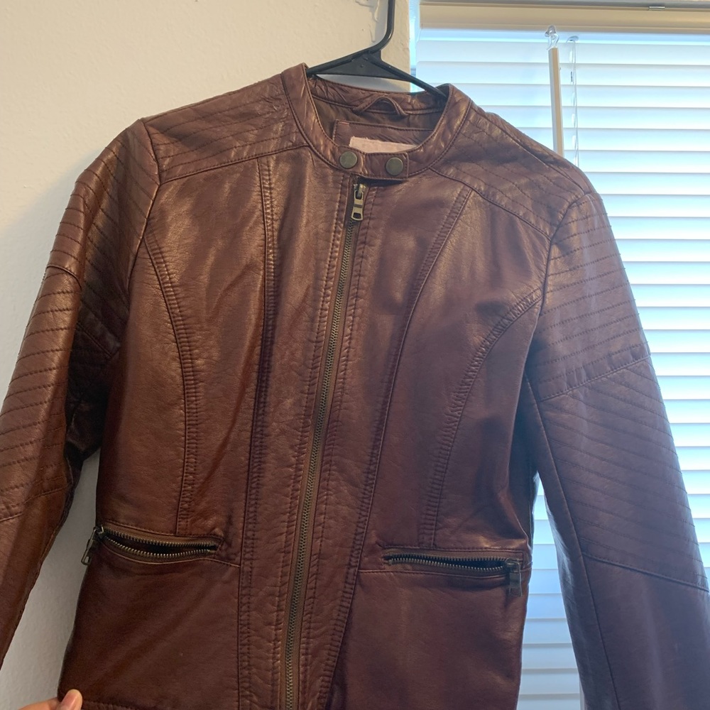 FAUX leather jacket